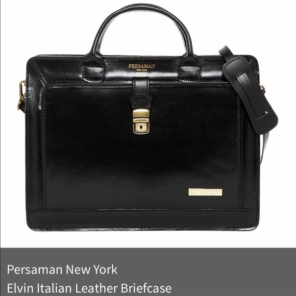 Persaman New York Handbags - Excellent Condition Persaman Leather Brief Case
